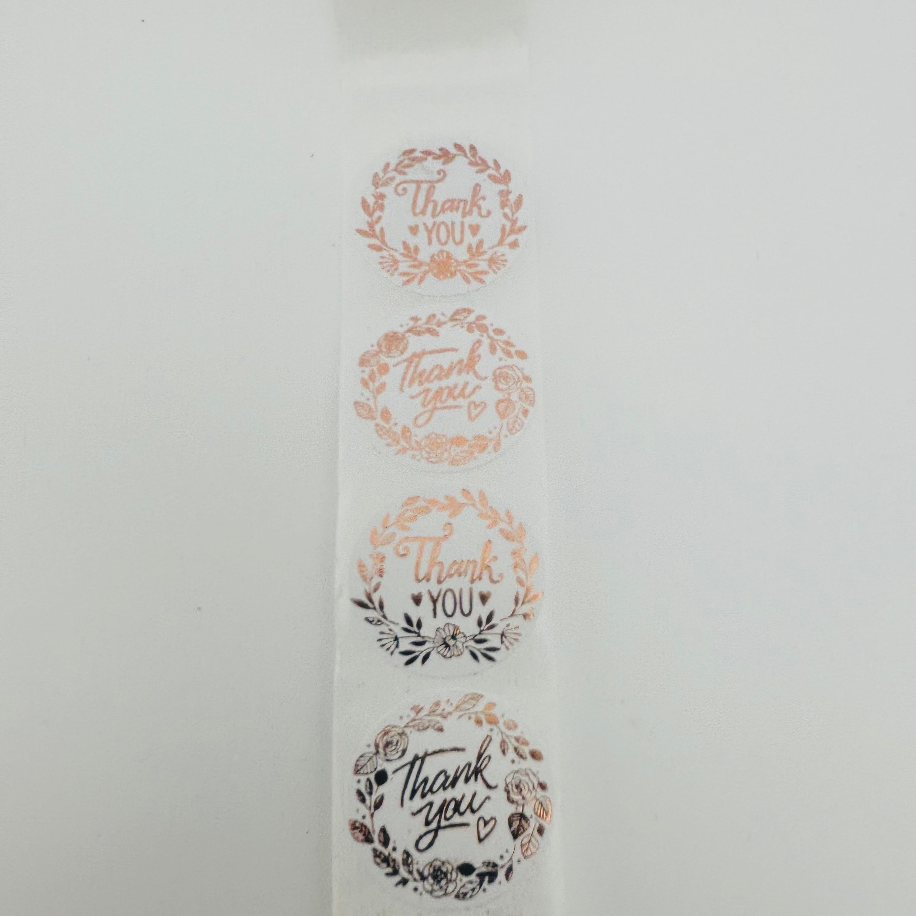 Golden Accent Sticker Rolls