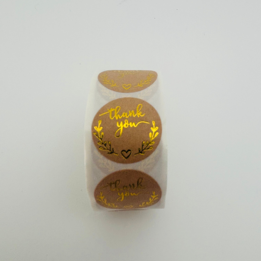 Golden Accent Sticker Rolls