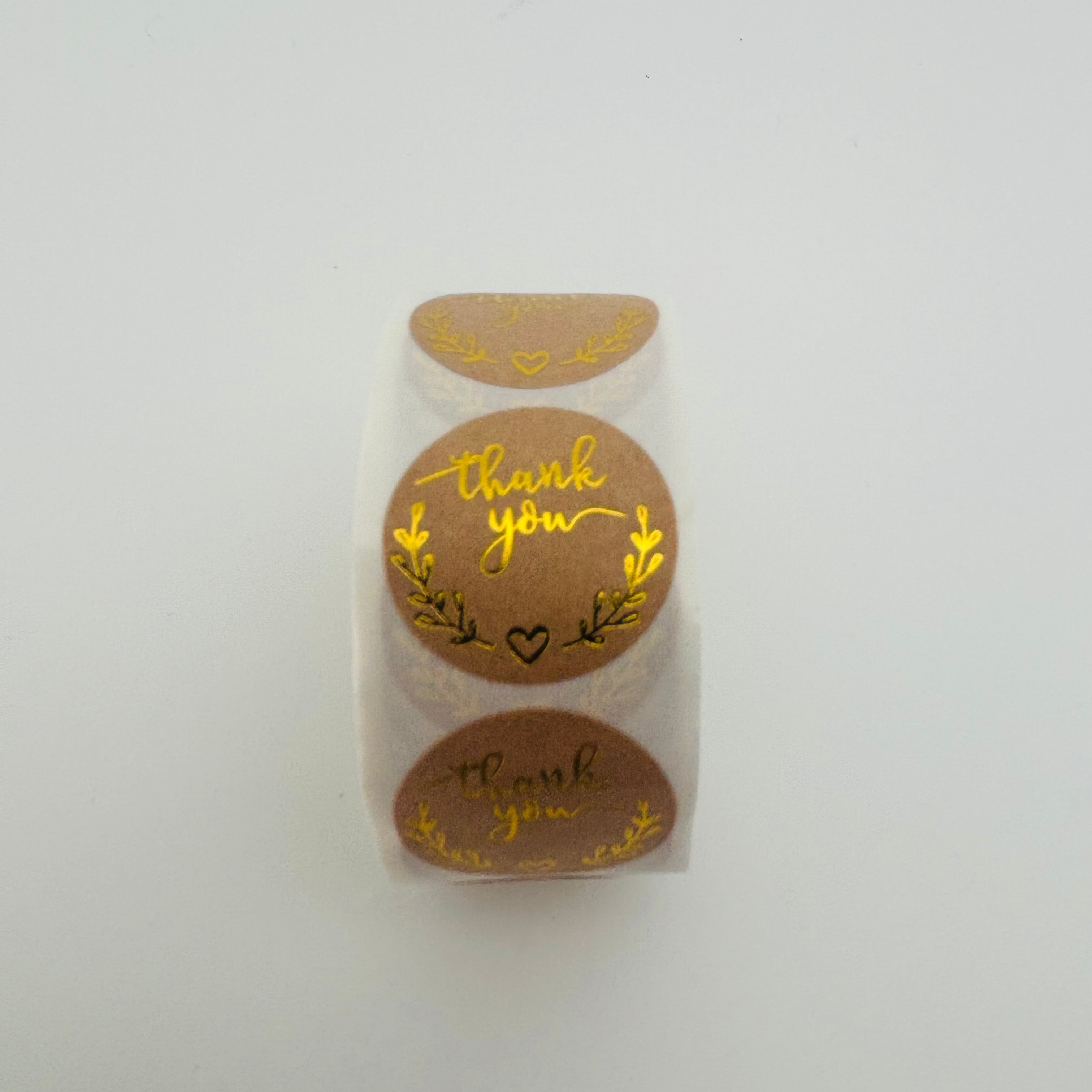 Golden Accent Sticker Rolls