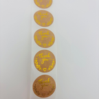 Golden Accent Sticker Rolls