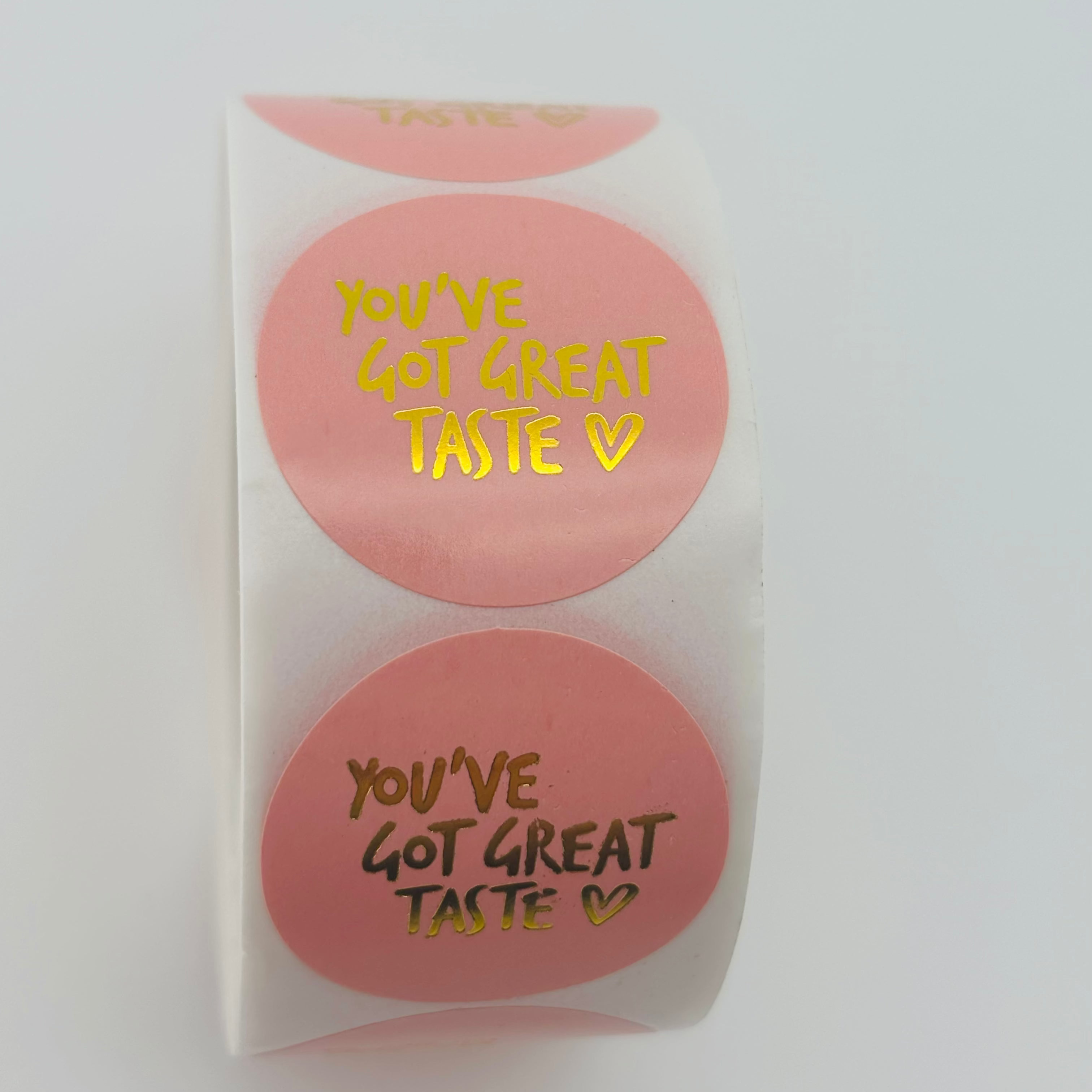 Golden Accent Sticker Rolls