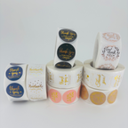 Golden Accent Sticker Rolls