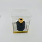 Clear Plastic PVC Box with Golden Base Party Favor Box