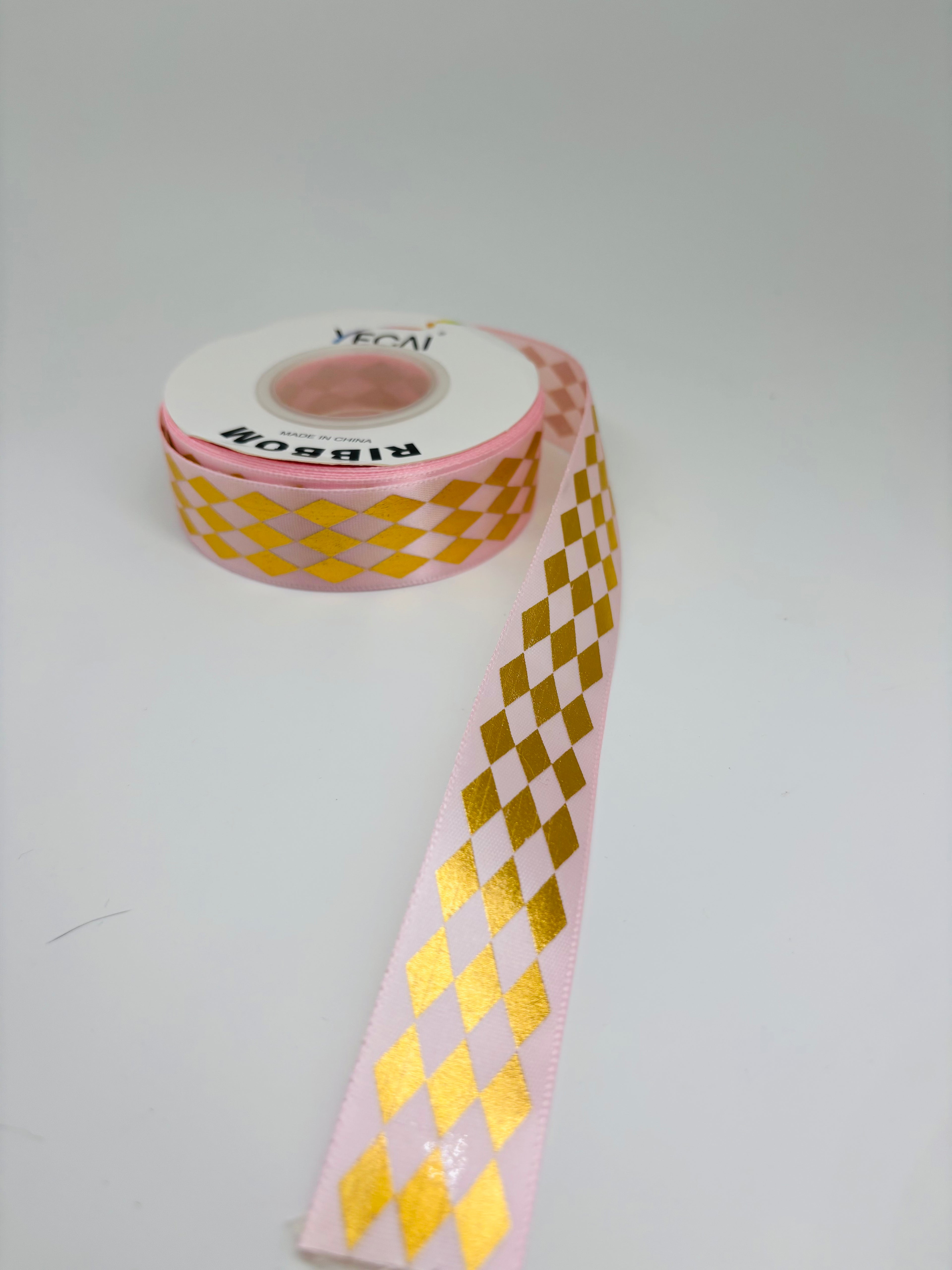 Diamond Pattern Ribbons Printed Ribbon – MAIOUMA INC.