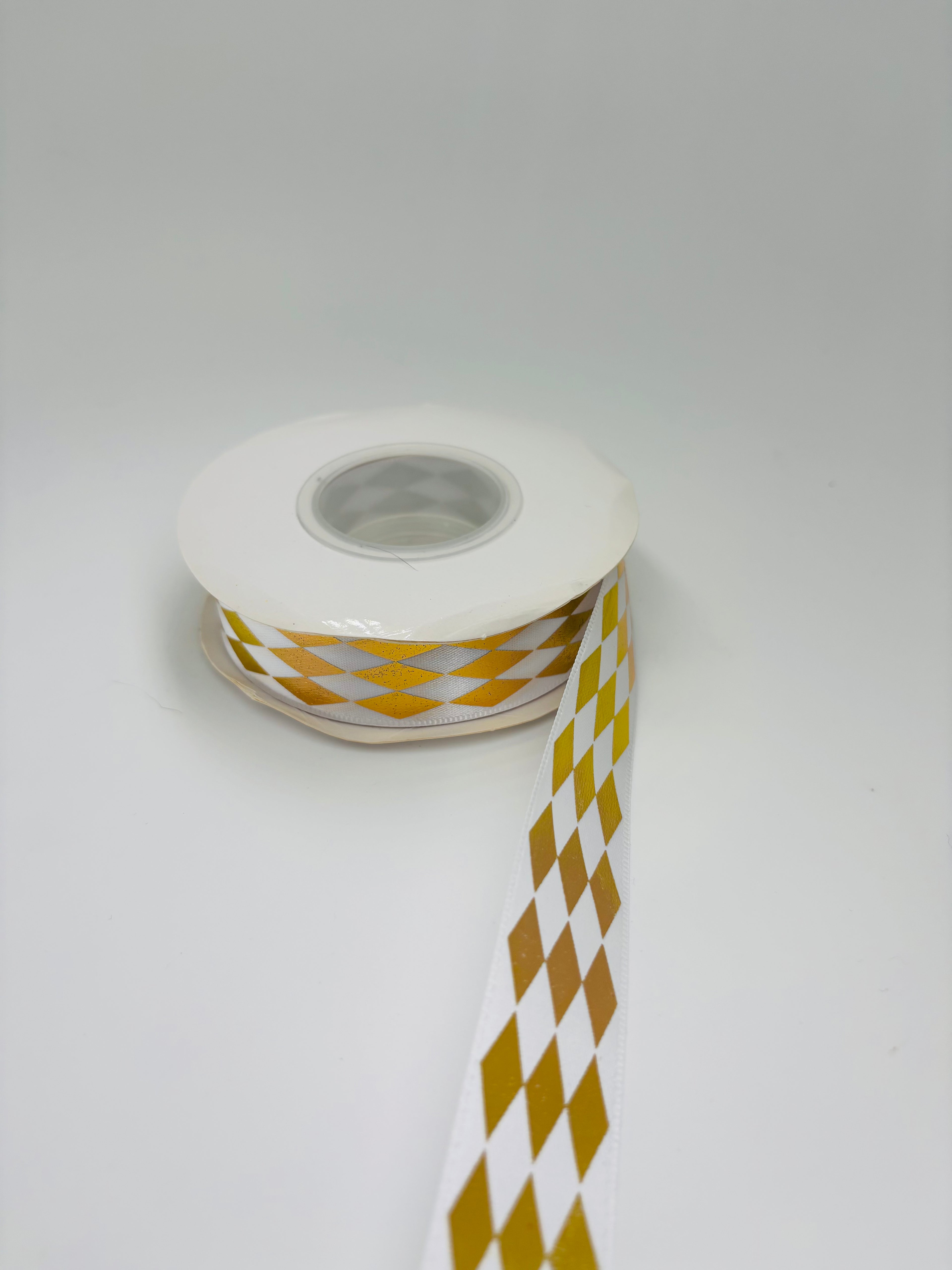 Diamond Pattern Ribbons Printed Ribbon – MAIOUMA INC.