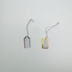 White Price Tag Blank Jewelry Price Display Tag Price Tag With Golden/Silver Edges