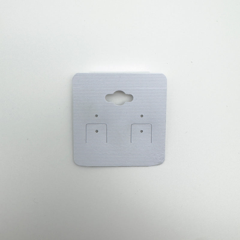 Plastic Earrings Display Card