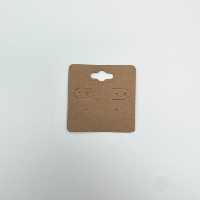 Paper Earring Display Card