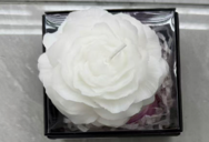 Candle Flower Shape White Wedding Favors Party Favor
