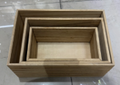 Wooden Box Set of 3 Pcs.