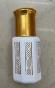 3ml 6ml & 12ml Hot Stamping Attar Bottle Oud Oil Perfume Bottle With Gold Cap