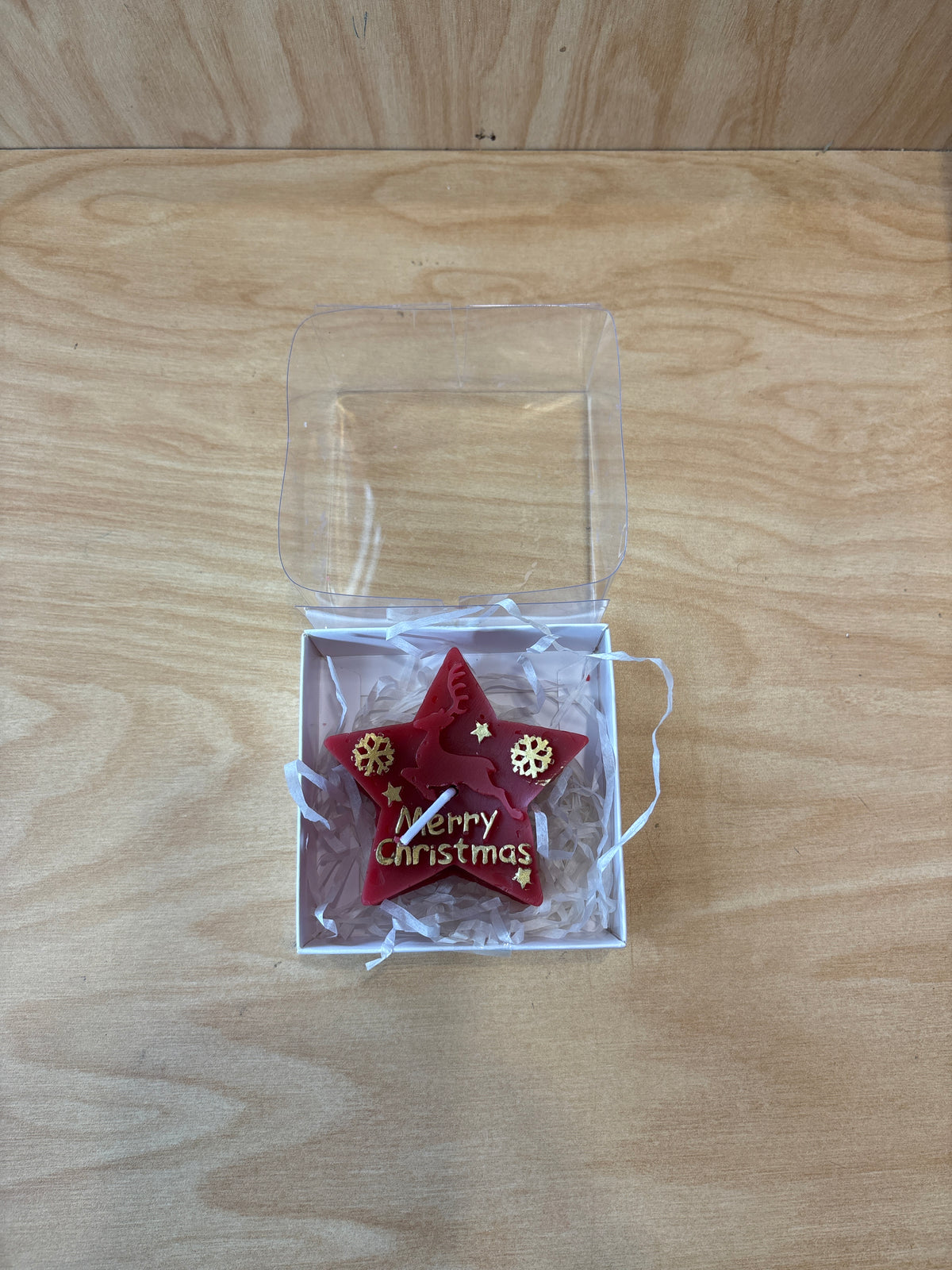Star Christmas Candle