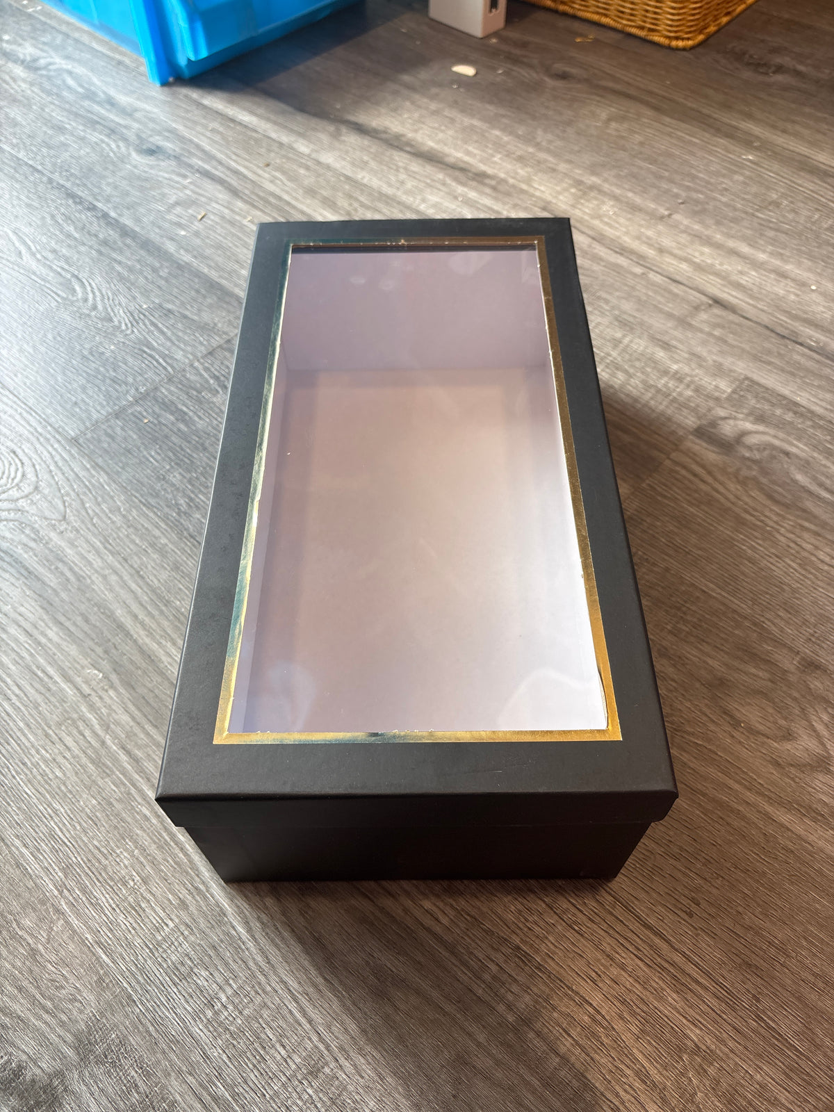 Flower Box Gift Box with Clear Lid