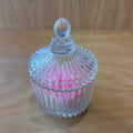 Candle Flower shape in Glass Jar with Lid Party Favour Favors F90230