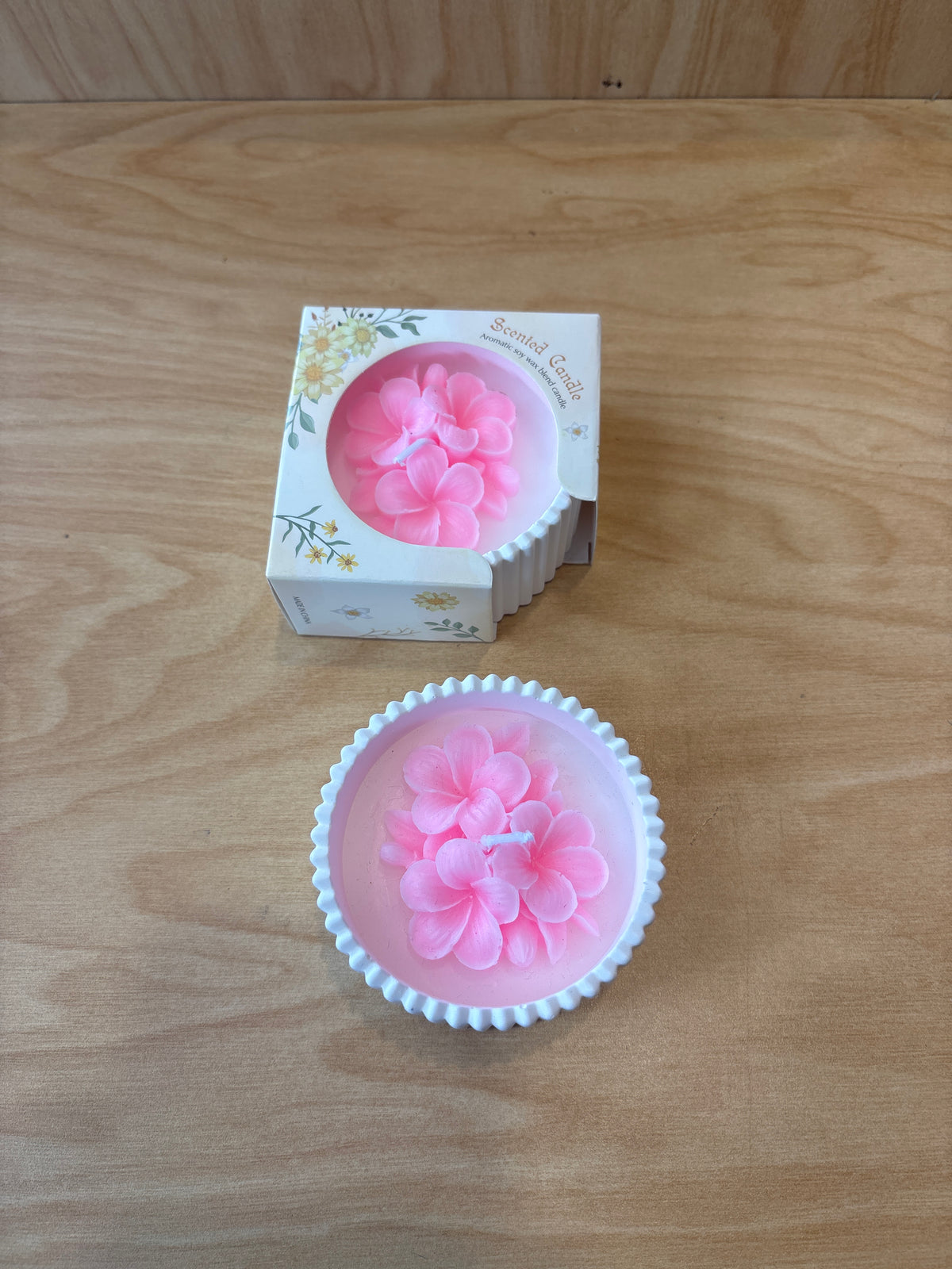 Candle Flower Candle Jar Party Favor Wedding Favours F90231