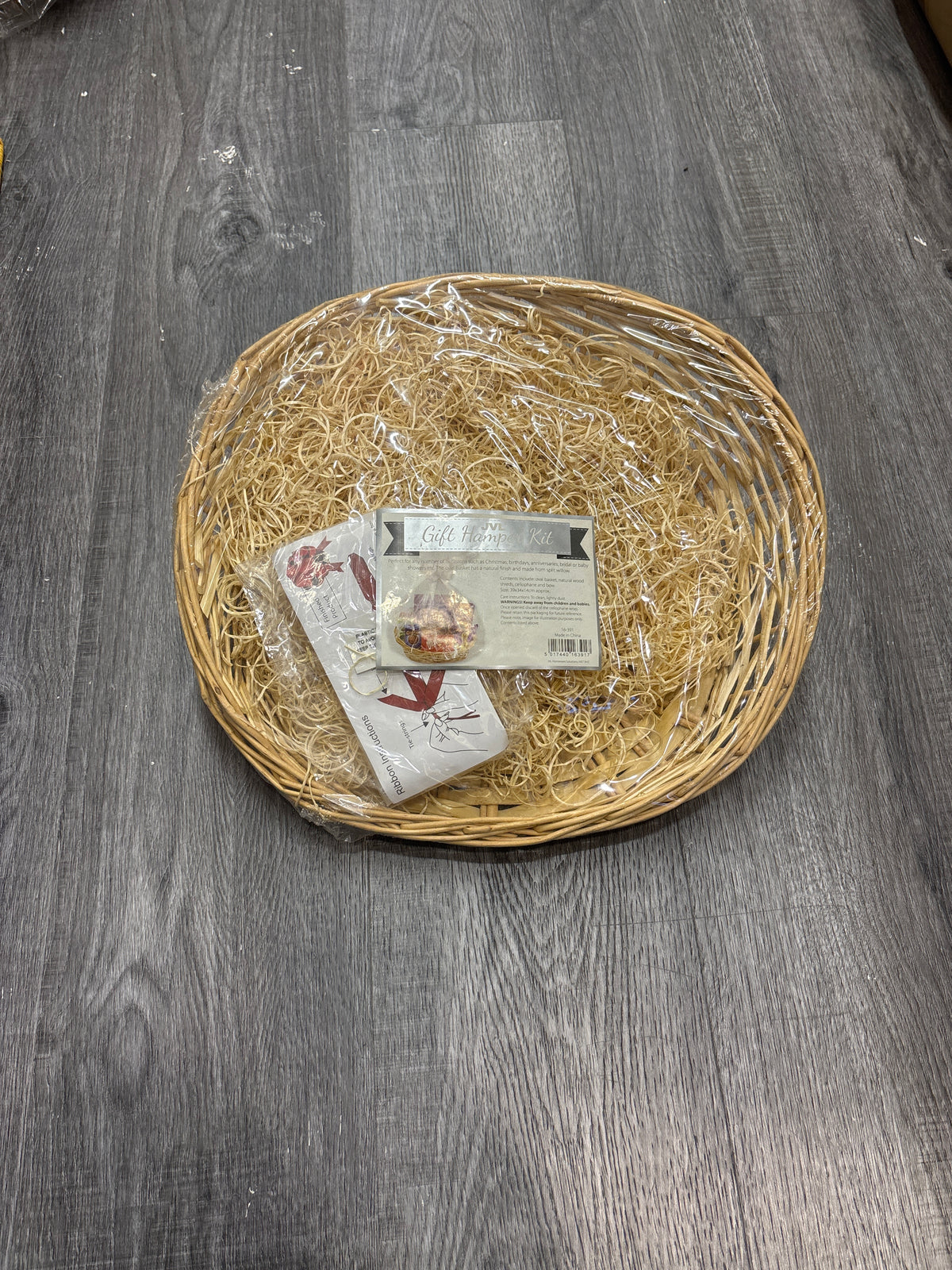 Decorative Wicker Basket Empty Nursery Shelf Storage Woven Basket for ...