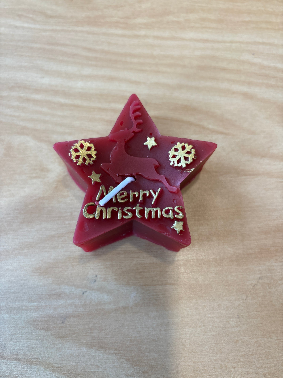 Star Christmas Candle