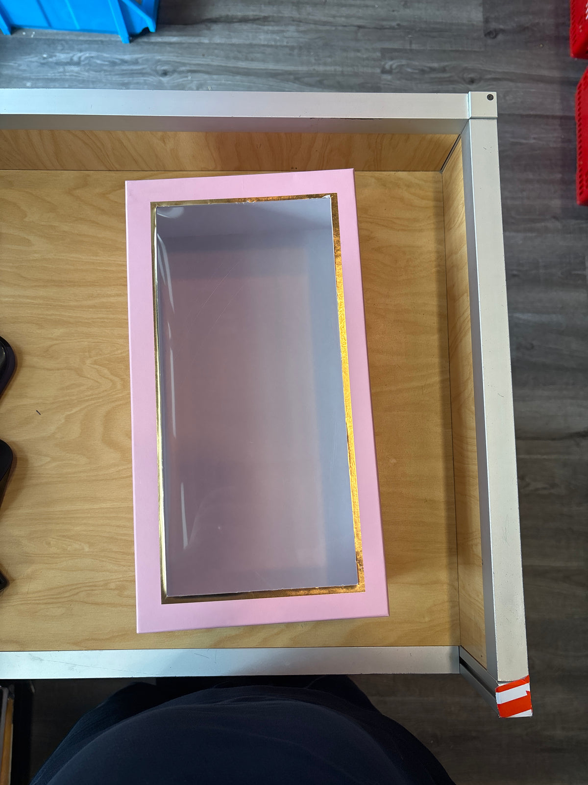 Flower Box Gift Box with Clear Lid