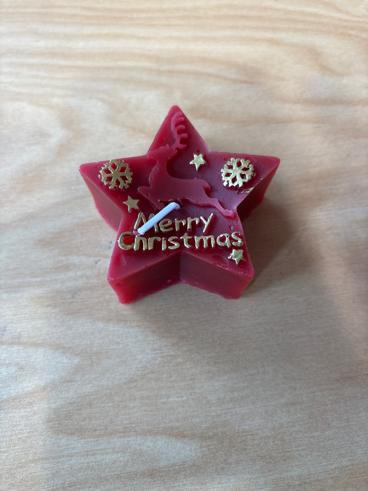 Star Christmas Candle